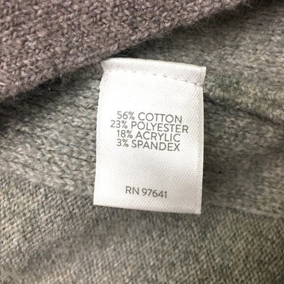 J. Jill Pure Women's Purple Gray Ombre Cardigan Sweater Open Front Small - Picture 6 of 9